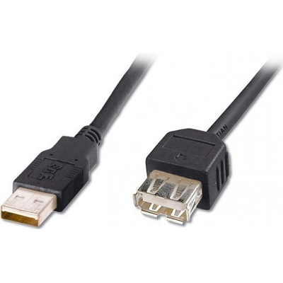 PremiumCord kupaa02bk USB 2.0, A-A, prodlužovací (A-M/A-F), 20cm