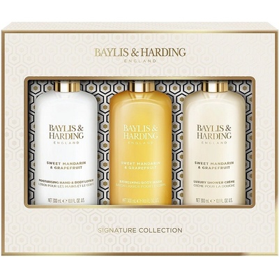 Baylis & Harding Sweet Mandarin & Grapefruit Signature Collection sprchový gel 300 ml + tělové mléko 300 ml + sprchový krém 300 ml