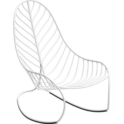 Royal Botania Houpací křeslo Folia, 62,5x93x104 cm, nerezová ocel anthracite