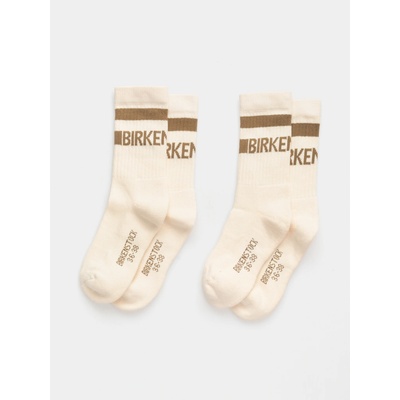 Birkenstock Cotton Crew 2 Pack eggshell