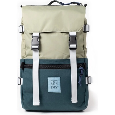 Topo Designs Дневна раница Topo designs Rover Pack Classic 20 Recycled Daypack - Oil Green / Dark Pine - размер One Size (502-9221-2111)