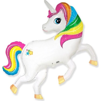 FLEXMETAL Balón foliový Jednorožec UNICORN 90 cm