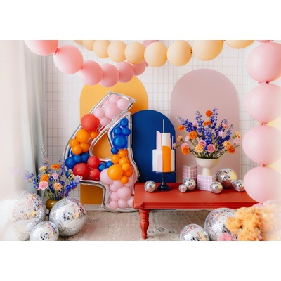PartyDeco Číselný rám na balóny 4
