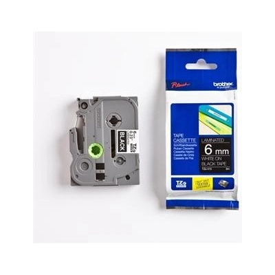 páska BROTHER TZ315 biele písmo, čierna páska Tape (6mm) (TZE315)