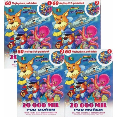 Willy Fog - 20.000 mil pod mořem pošetka DVD