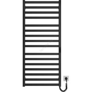 Mario Radiators Отопляема лира за баня HF OXFORD 255W/230V 117x53 см черен (MR0015)