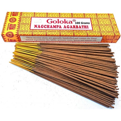 Goloka Vonné tyčinky Nag Champa 100 g – Zbozi.Blesk.cz