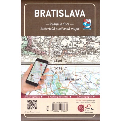 VKÚ Harmanec Porovnávacia mapa Bratislava - Kedysi a dnes (s aplikáciou CBS Map Explorer)