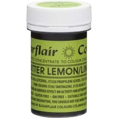 Sugarflair Gelová barva Bitter Lemon/Lime 25 g