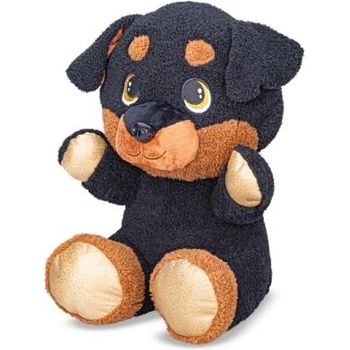 Mikro Плюшено ротвайлерче 24см седящо