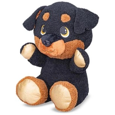 Mikro Плюшено ротвайлерче 24см седящо