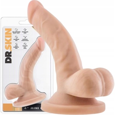 Blush Dr. Skin 4 Inch Mini Cock Beige