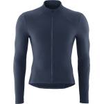 Gonso Мъжка фланелка с дълъг ръкав за колоездене Gonso Sitivo Jersey Therm Cycling jersey - Navy Carmen - размер 3XL (056-4327-0216)