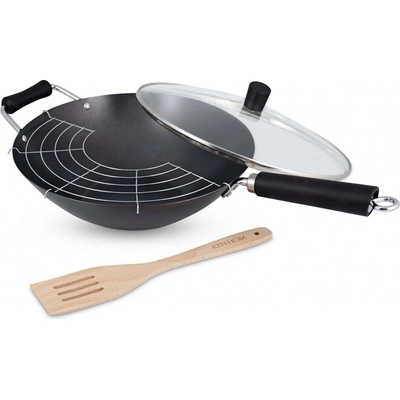 Ken Hom sada wok pánev s nepřilnavým povrchem Excellence 31 cm
