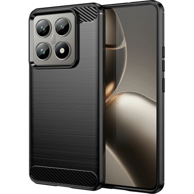 Carbon odolný gelový obal na Xiaomi 14T/14T Pro - černý