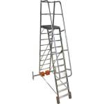 KRAUSE Сгъваема едностранна платформена стълба Krause Vario Compact, 8 стъпала, основа 1440 мм (10833143) (10833143)