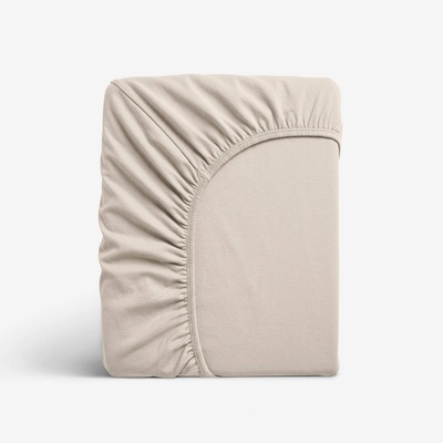 Goldea jersey elastická plachta latte 180x200