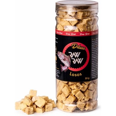 RAW RAW Deluxe mrazem sušený Losos 55 g