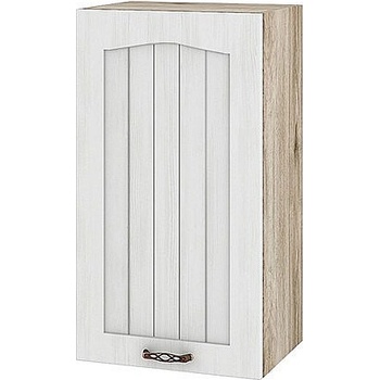 ИРИМ Горен кухненски шкаф Сити АРФ-Бяло фладер-04-2 десен 40 см