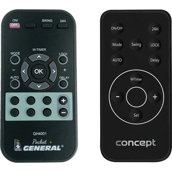 General Concept QH4000, QH4001 - дистанционно управление дубликат (Concept QH4000, QH4001)