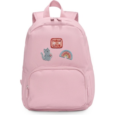 Tutete Detský batoh s vymeniteľnými nášivkami Pink