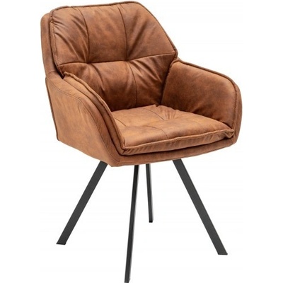 Anvicti1 Lounger světle hnědá otočná