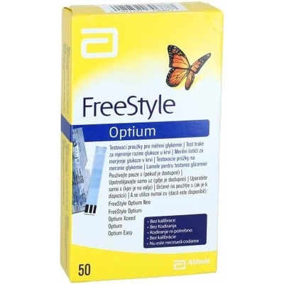 FreeStyle Optium testovacie prúžky 50 ks