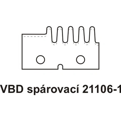 VBD pro frézu na obloukové segmenty 21106-1 (spodní)