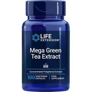 Life Extension Mega Green Tea Extract, 100 капсули, Life Extension (00954 LE)