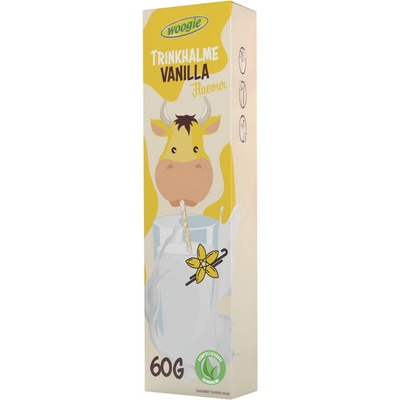 Woogie Straw Jahodová brčka 10 x 6 g