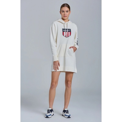 Gant D1. Retro Shield Hoodie Dress