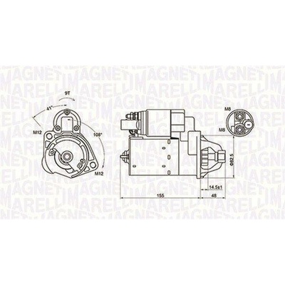 Startér MAGNETI MARELLI 063721394010