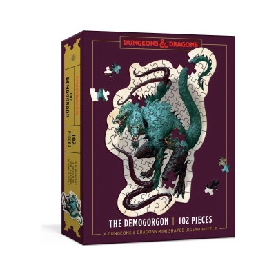 Dungeons & Dragons Mini Shaped Jigsaw Puzzle The Demogorgon Edition 102-Piece Collectible for All Ages