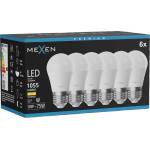 Mexen Nova 6x LED крушка E27, G45, 10W, Топла - 3000K, 1055 lm - L101-E27-1030-01x06 (L101-E27-1030-01x06)