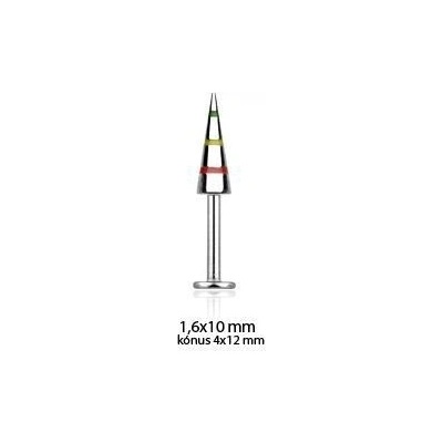 Šperky4U labreta pruhy LB01129-0404