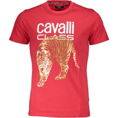 Cavalli Class pánske tričko krátky rukáv červené