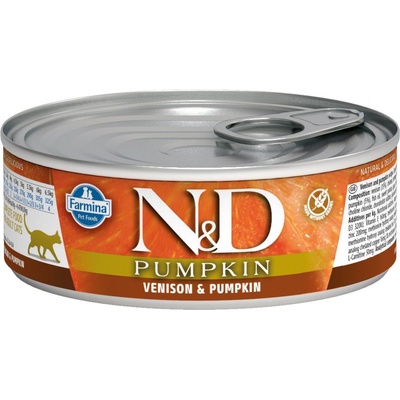 N&D GF Cat Pumpkin Adult Venison & Pumpkin 80 g