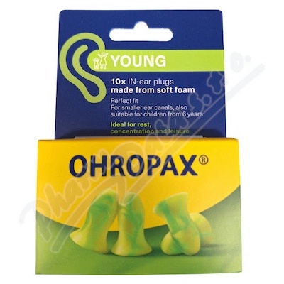 Ohropax Chránič sluchu YOUNG 10 ks