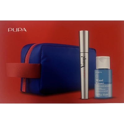 Pupa sada řasenka Mascara Vamp! 9 ml + Odličovač Wand Eraser 50 ml + kabelka