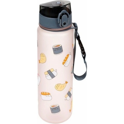 Nerozbitná plastová láhev s víčkem 600 ml Pusheen - Sushi Club
