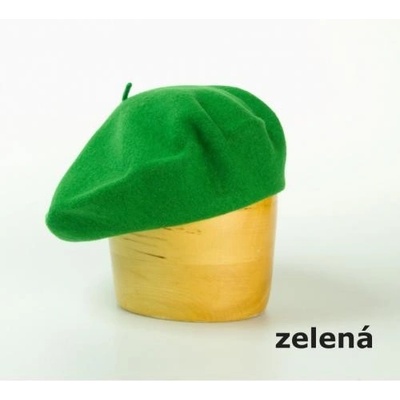 Karpet dámský baret vlněný zelený