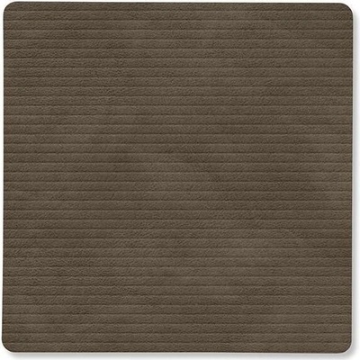 LIND Podtácek Square Corduroy kaviárová kůže 10x10cm
