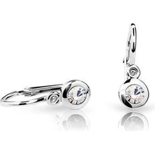 Cutie Jewellery náušnice zlaté C1537B Cz White