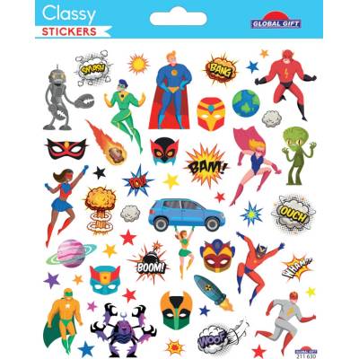 Samolepky GG CLS 211630 Super heroes