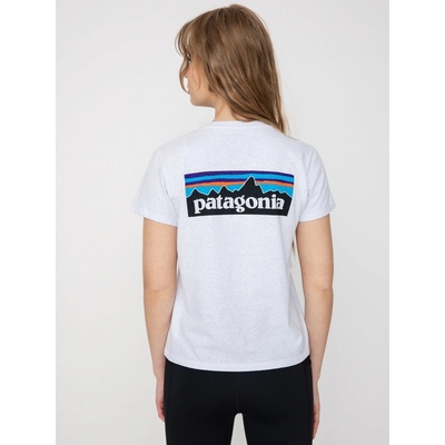 Patagonia P 6 Logo Responsibili white