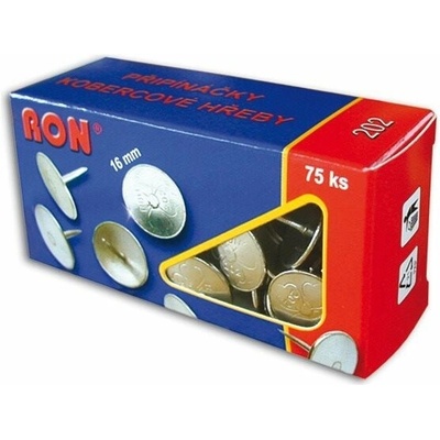 Pripínačky veľké 16mm 75ks