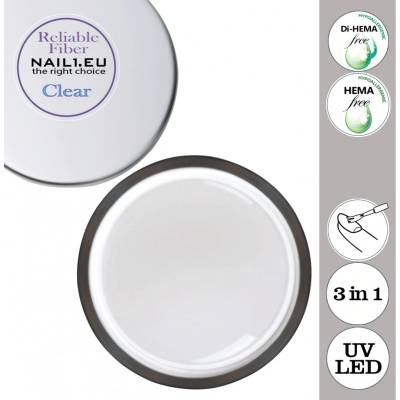 Reliable Fiber Almond Uv Led Hema Di Hema Free jednofázový gel hypoalergenní 15ml