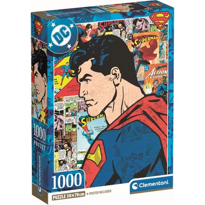 Clementoni Пъзел Clementoni от 1000 части - Супермен, вид 3 (37507)