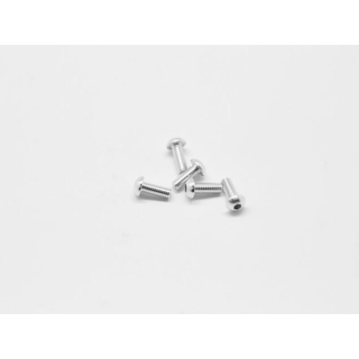 Arrowmax Alu Screw Allen Roundhead M3X8 Silver 7075 5 AM-14RH3008-S