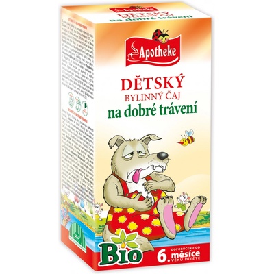 Apotheke Bio bylinný na dobré trávenie 20 x 1,5 g